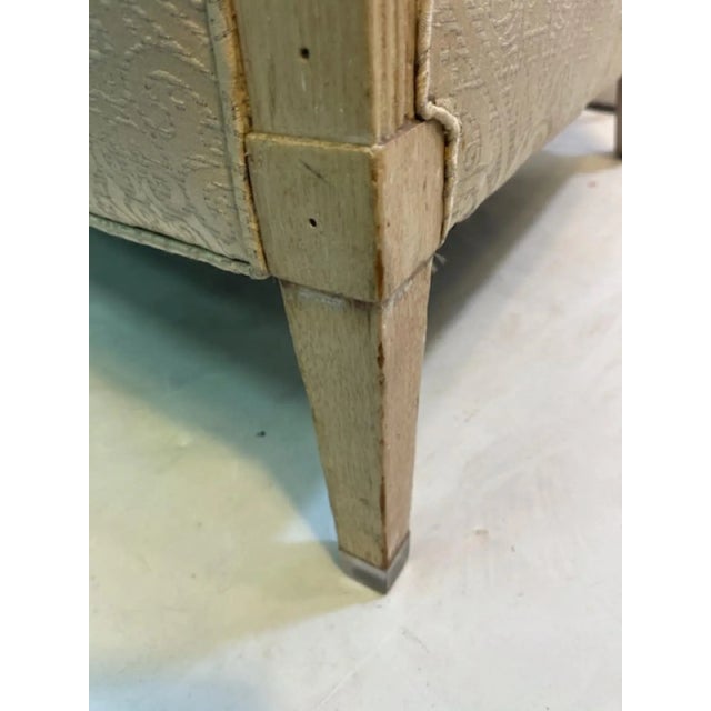 Early 20th Century Grosfeld House Wood & Lucite Settee For Sale - Image 9 of 10