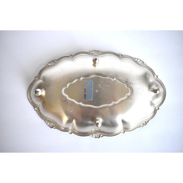 Metal Vintage Mid-Century Wmf Ikora Scalloped Bowl For Sale - Image 7 of 8