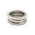 Bulgari 25175 - Bvlgari B.zero1 Three-Band Ring in 18k White Gold - Size 49 For Sale - Image 4 of 7