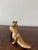 Vintage English Brass Fox For Sale - Image 4 of 5