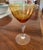 1930s Mid-Century Cambridge Glass Amber & Clear Stem Champagne Coupes - Set of 7 For Sale In Dallas - Image 6 of 18