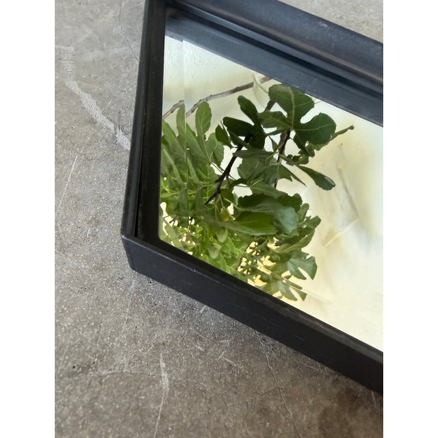 Vintage Brutalist Diamond-Shaped Iron Mirror, 1970s For Sale - Image 16 of 18