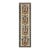 Boho Chic Ziegler Ivory/Rust Wool Runner Rug- 2'8'' X 10'4'' For Sale