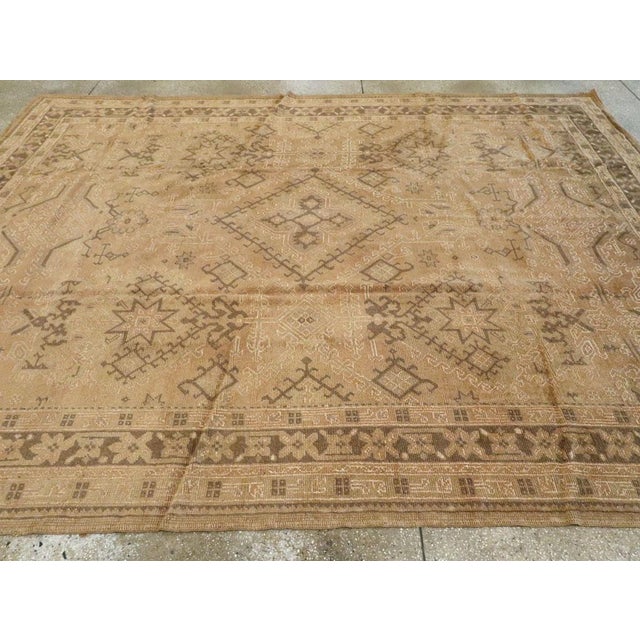 Textile Galerie Shabab Collection Early 20th Century Turkish Oushak Rug For Sale - Image 7 of 10
