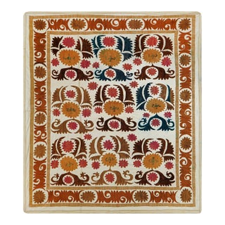 Flower Suzani Tapestry - Wall Decor For Sale