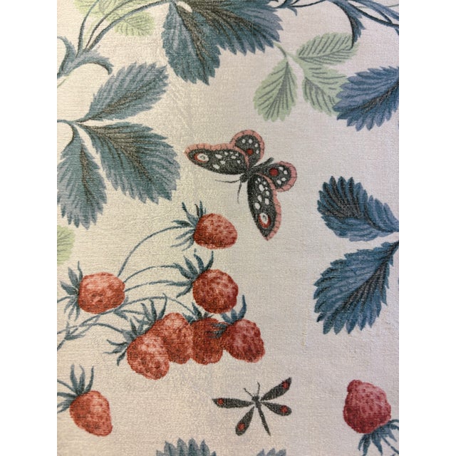 1990s 1990s Pre-Cut Velvet Floral Fabric For Sale - Image 5 of 5