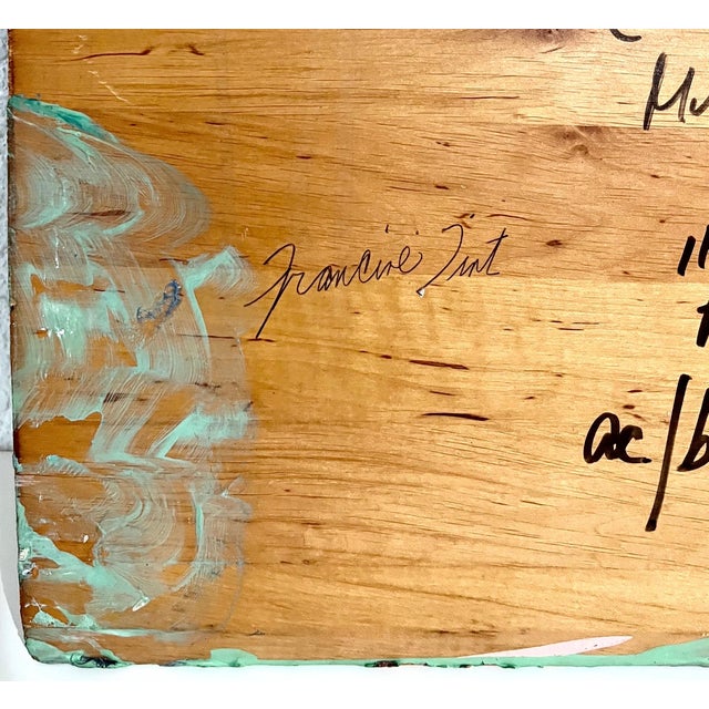 Francine Tint, Modernist Gestural Abstract Color Field Painting Woman Artist Francine Tint, 1999 For Sale - Image 11 of 15