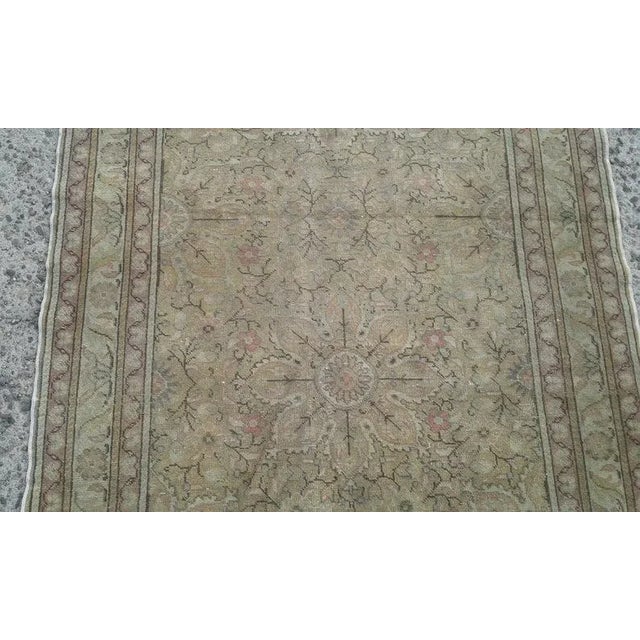 Hand Wowen Wool Turkish Rug, Rug,Vintage Rug,Beatifull Color Combination Turkish Retro Rug, Home Decor 3'10"x 5'11", Ft For Sale - Image 9 of 12