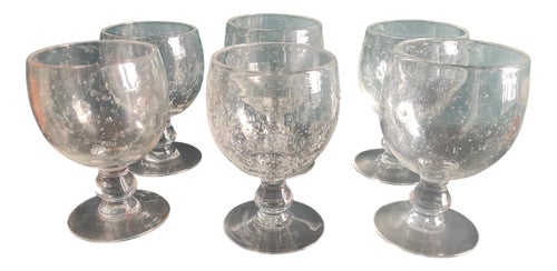 Large Water Cups from Biot, France, 1960s, Set of 6