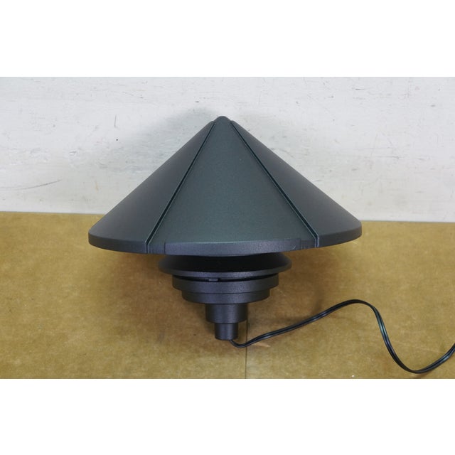 Metal Kichler Textured Black Outdoor Landscape Six Groove Post Light Heads 15011 - a Pair For Sale - Image 7 of 18