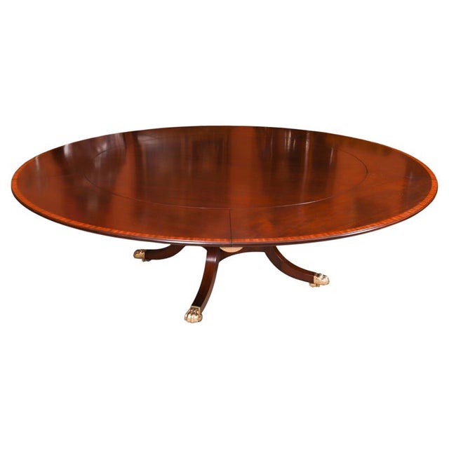 Vintage 20th Century Regency Revival Jupe Dining Table from William Tillman For Sale - Image 16 of 16