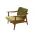 Wood Vintage Scandinavian Armchair with Green Corduroy Upholstery, 1970s For Sale - Image 7 of 7