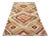Vintage Diamond Design Turkish Kilim Rug - 68" X 116.5" For Sale
