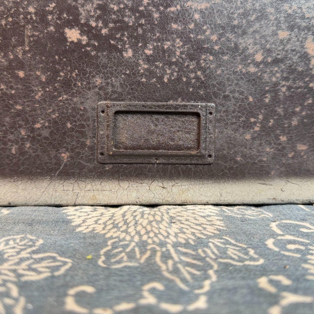 Japanese Metal Storage Box from Mitsukoshi, Tokyo, 1950s For Sale - Image 4 of 15