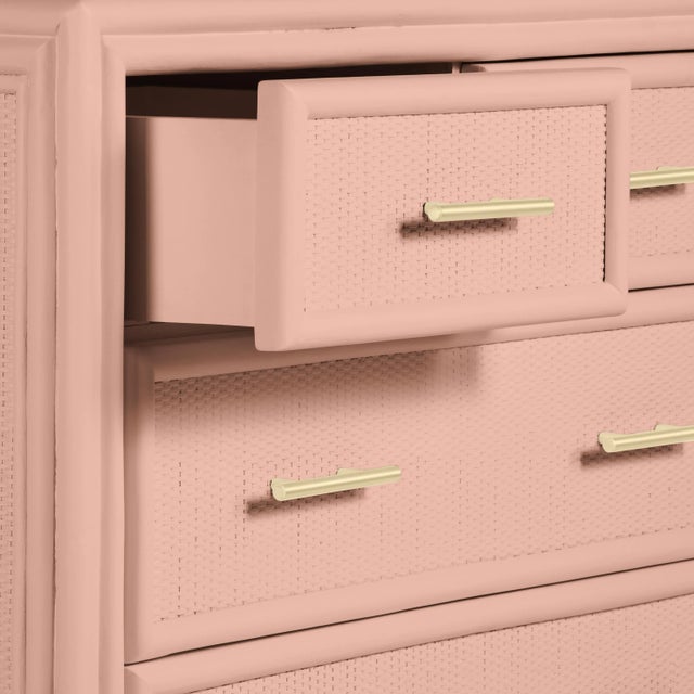 David Francis David Francis Furniture for Chairish Bermuda Chest, Chippendale Rosetone For Sale - Image 4 of 4