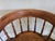 Wood Antique Captain's Chair For Sale - Image 7 of 10