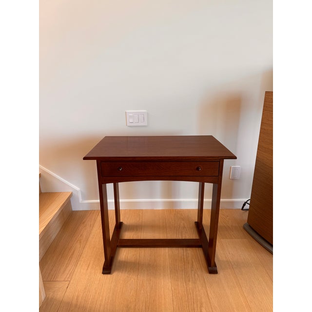 Arts & Crafts Stickley Harvey Ellis Mission Oak Arts and Crafts Style Desk For Sale - Image 3 of 10