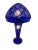 Boho Chic Bohemian Crystal Mushroom Lamp, 1980s For Sale - Image 3 of 7