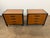 Mid 20th Century Mid 20th Century Pair of Harvey Probber Ebonized Wood and Brass Nightstands or Side Tables For Sale - Image 5 of 18