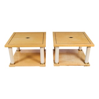 Vintage Biedermeier Birdseye Maple Coffee Tables from Harrods, 20th Century, Set of 2 For Sale