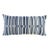 Schumacher Tierra Stripe 24"x12" Pillow in Blue For Sale