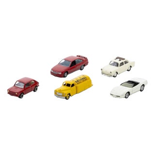 Five Miniature Cars, Set of 5 For Sale