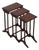 Theodore Alexander Set of 3 Mahogany Nesting Tables For Sale