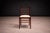 Off-white Set of Six Dining Chairs in Rosewood & Fabric, Giuseppe Scapinelli, 1950s For Sale - Image 8 of 8