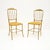 Set of Vintage Italian Chiavari Dining Chairs in Brass, 1950 For Sale - Image 9 of 9