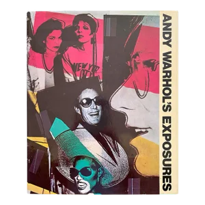 " Andy Warhol's Exposures " Vintage 1979 First Edition Pop Art Photography Hardcover Book