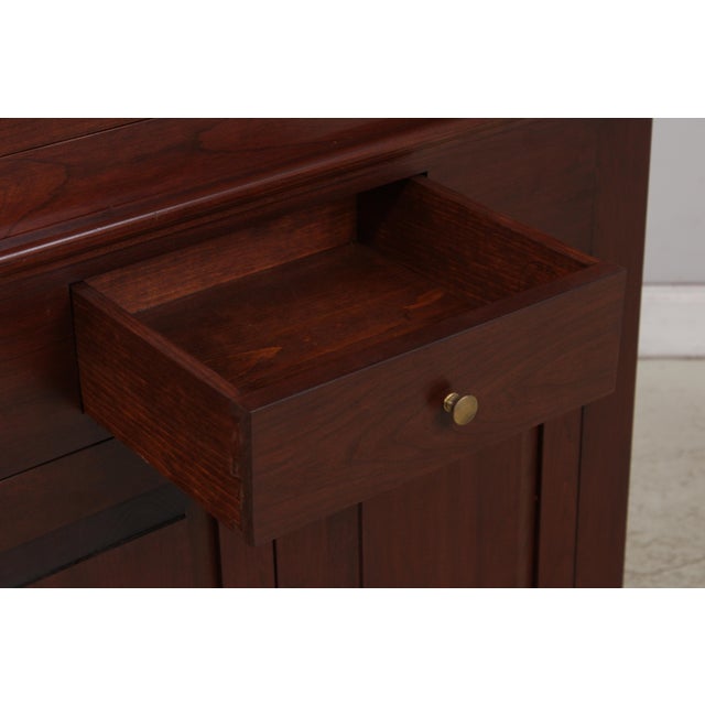 Seely Custom Made Cherry Corner China Cabinet For Sale In Philadelphia - Image 6 of 14