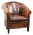 Vintage Sheepskin Club Armchair For Sale
