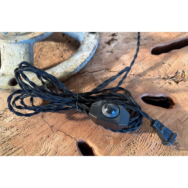 Vintage General Electric Nautical Ship Spotlight, Search Lamp For Sale - Image 12 of 13