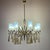 Large Mid-Century Italian Sculptural Chandelier in Brass and Glass, Italy, 1950s For Sale - Image 6 of 18