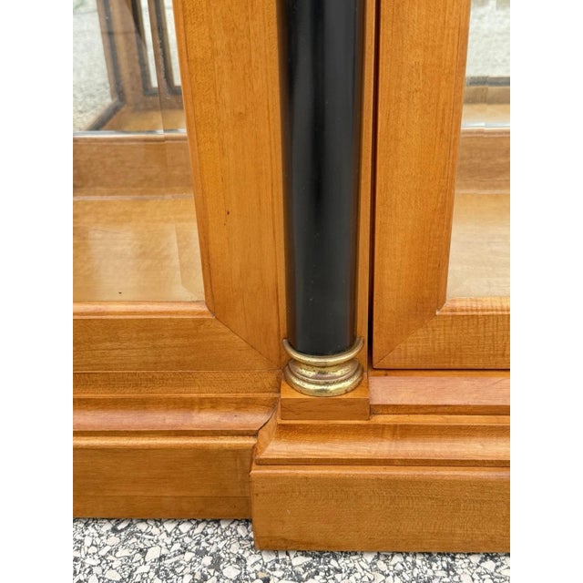 Thomasville Grand Classics Neoclassical Cherry Biedermeier Curio China Cabinet B For Sale - Image 11 of 18