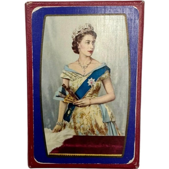 Queen Elizabeth II Coronation 1953 Royal Playing Cards Uk Poker Deck For Sale - Image 12 of 12