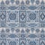 SAMPLE - Schumacher Crowley Epingle Fabric In Blue For Sale