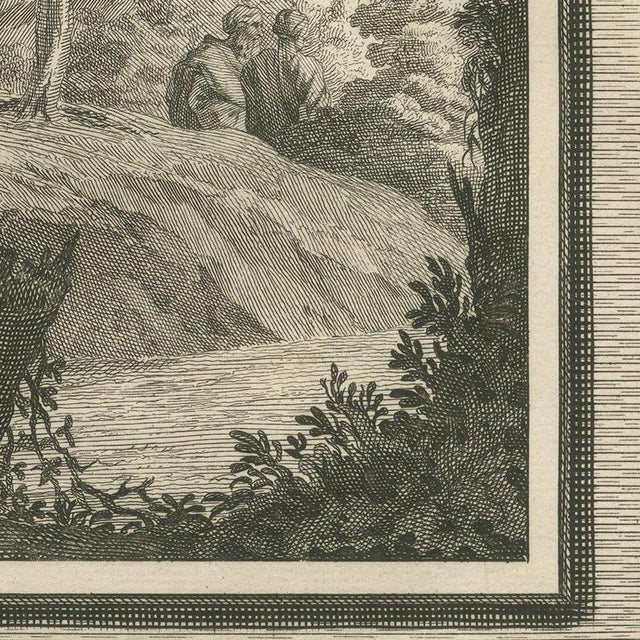 Pieter Mortier, Samson Kills the Lion and Burns the Philistines' Corn, 1700, Engraving For Sale - Image 6 of 12