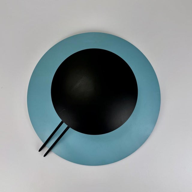 Vintage Flush Mount by Luciano Cesaro for Tre Ci Luce, Italy, 1980s For Sale - Image 6 of 12