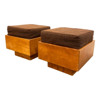 Mid-Century Modern Stools by Arden Riddle - a Pair For Sale