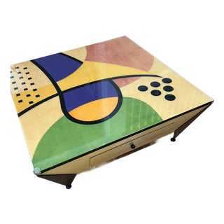 1990’s Postmodern Benjamin Le Coffee Table and Side Table For Sale