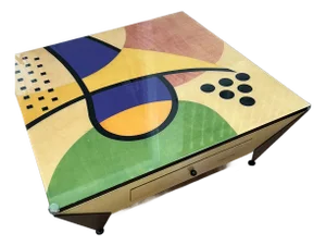 1990’s Postmodern Benjamin Le Coffee Table and Side Table