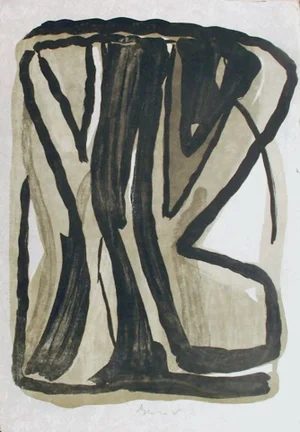 1976 Bram Van Velde Mp 241 Bis Lithograph