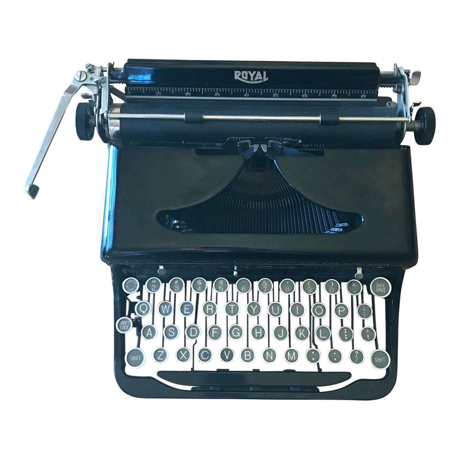 1930's Royal Portable Vintage Typewriter "O" Model Chairish