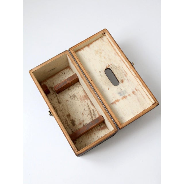 Antique Primitive Wood Ballot Box For Sale - Image 14 of 15