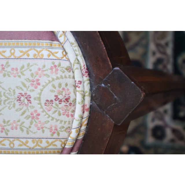Antique Edwardian Sheraton Revival Inlaid Mahogany Corner Chair, Circa 1900 For Sale - Image 14 of 18