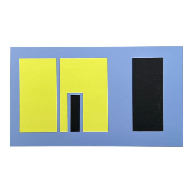 Josef Albers Original Silkscreen [XVIII-1a] Limited Edition | 1963 | Rare Find For Sale