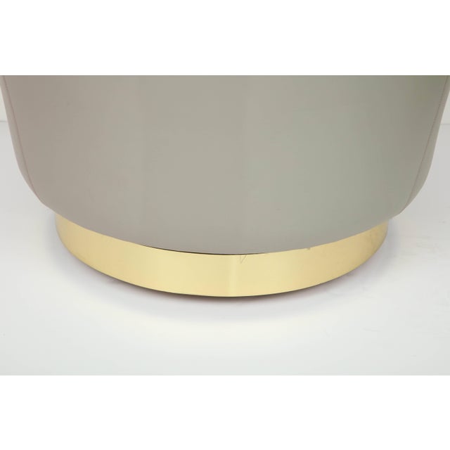 1990s Gray Ombre Leather Chair by Steve Chase For Sale In New York - Image 6 of 10