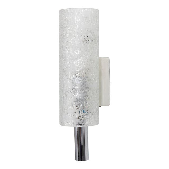 Glass Wall Sconces attributed to Doria, Germany, 1960s, Set of 2 For Sale