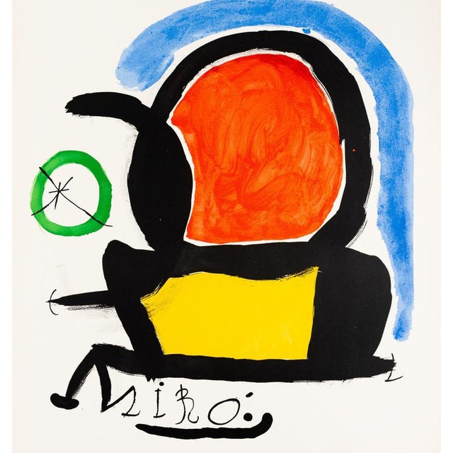 Modern Joan Miro, Rug of Tarragona, Lithograph For Sale - Image 3 of 7